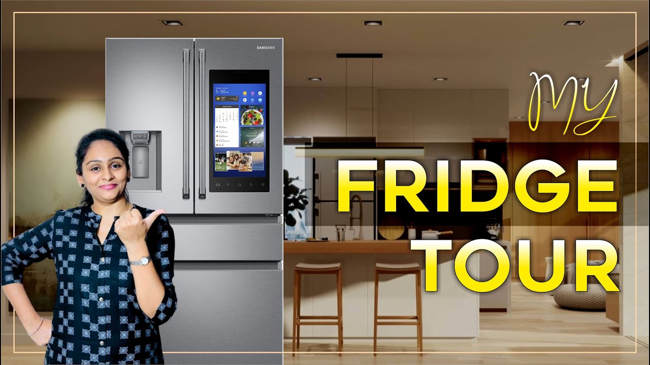 fridge tour in telugu I My Fridge Tour I Smiley Sravi