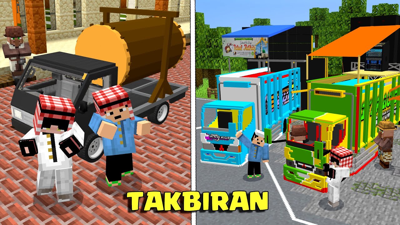 Malam Takbiran dengan Truk Sound Sistem Di MCPE