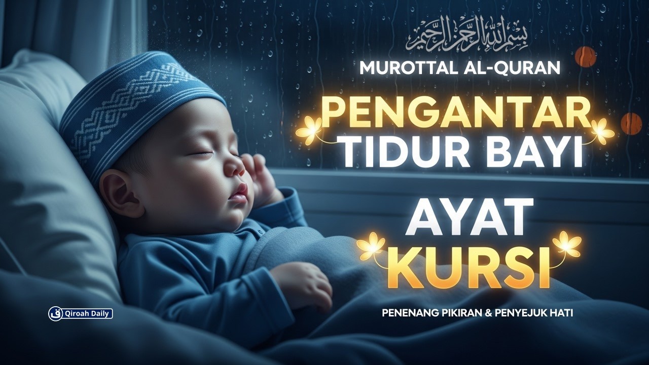 AYATUL KURSI PENGANTAR TIDUR | PENGANTAR TIDUR UNTUK GELISAH SUSAH TIDUR JADI TENANG @qiroahdaily