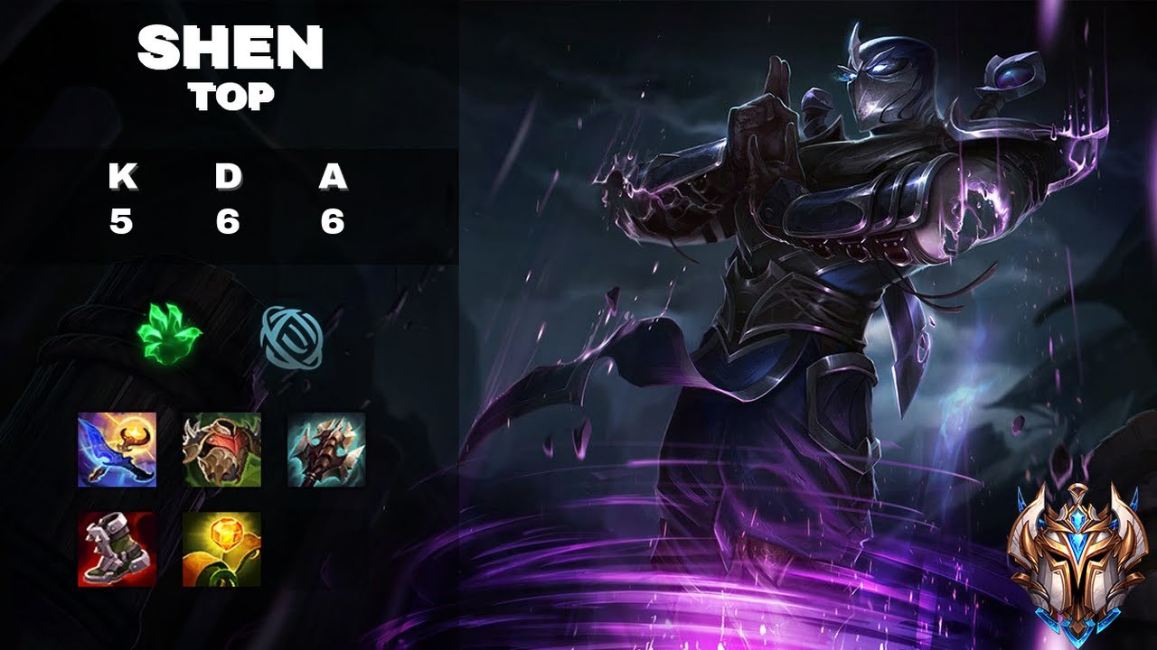 Top Shen vs Sett - Challenger League of Legends Replay