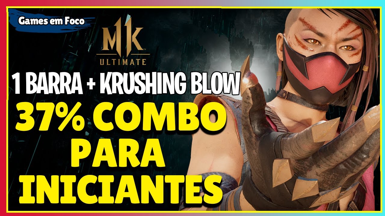 Combo fácil com a Mileena - Mortal Kombat 11 - 37%