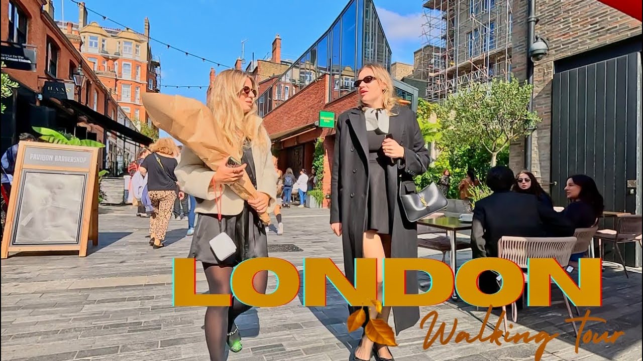 Autumn Walk Through London’s Iconic Streets 🍂| 4K HDR | Belgravia to Hyde Park