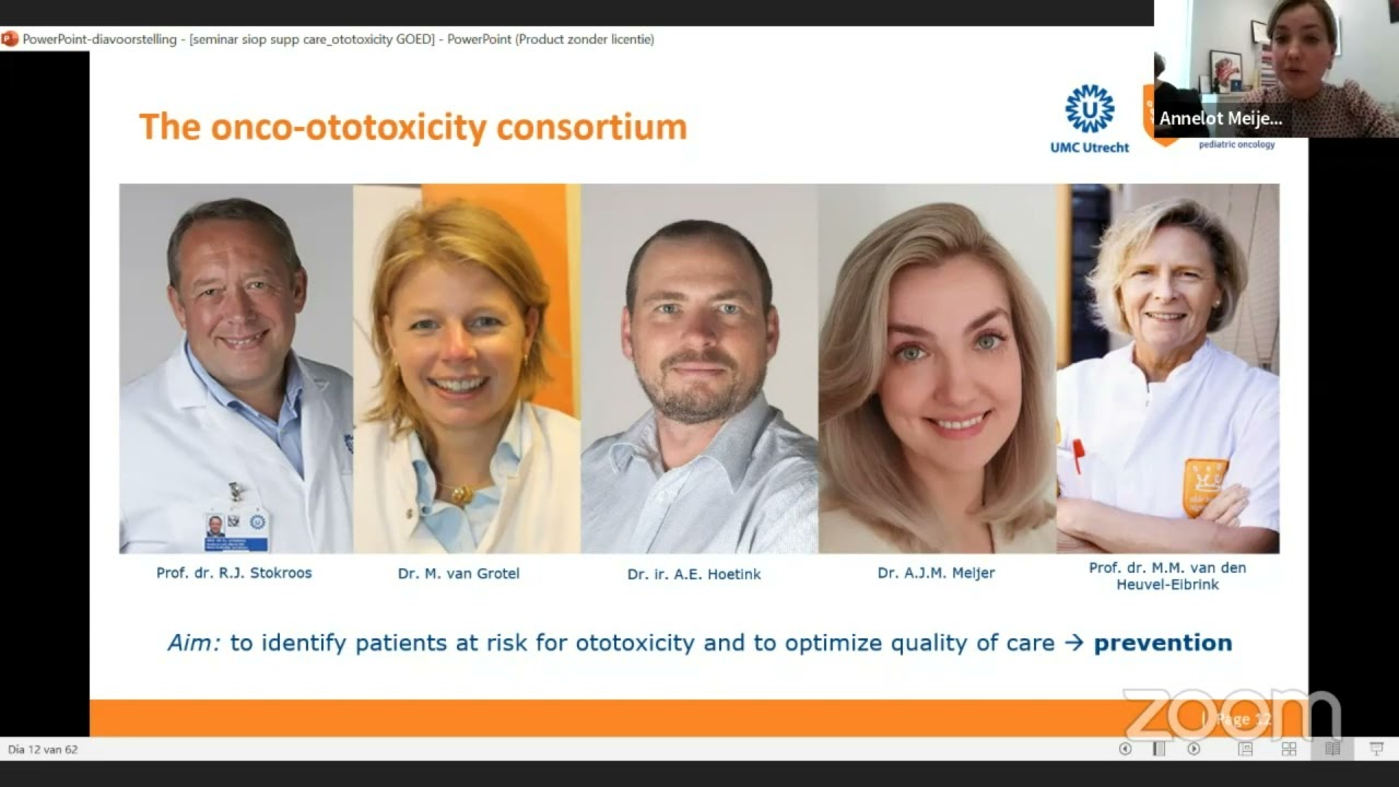 Determinants of ototoxicity in childhood and adolescent cancer and future challenges, March 22, 2022
