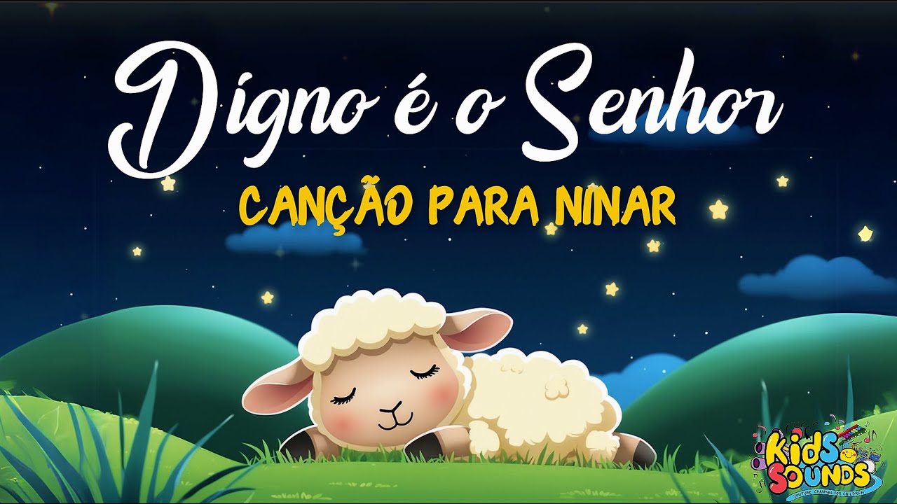 💤  Música de Ninar Gospel - Digno é o Senhor | Louvor Instrumental Suave | Música para dormir 😴