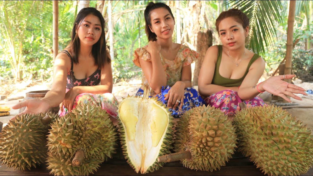 Yummy cooking Dessert Durian with Sticky rice recipe - Cooking skill