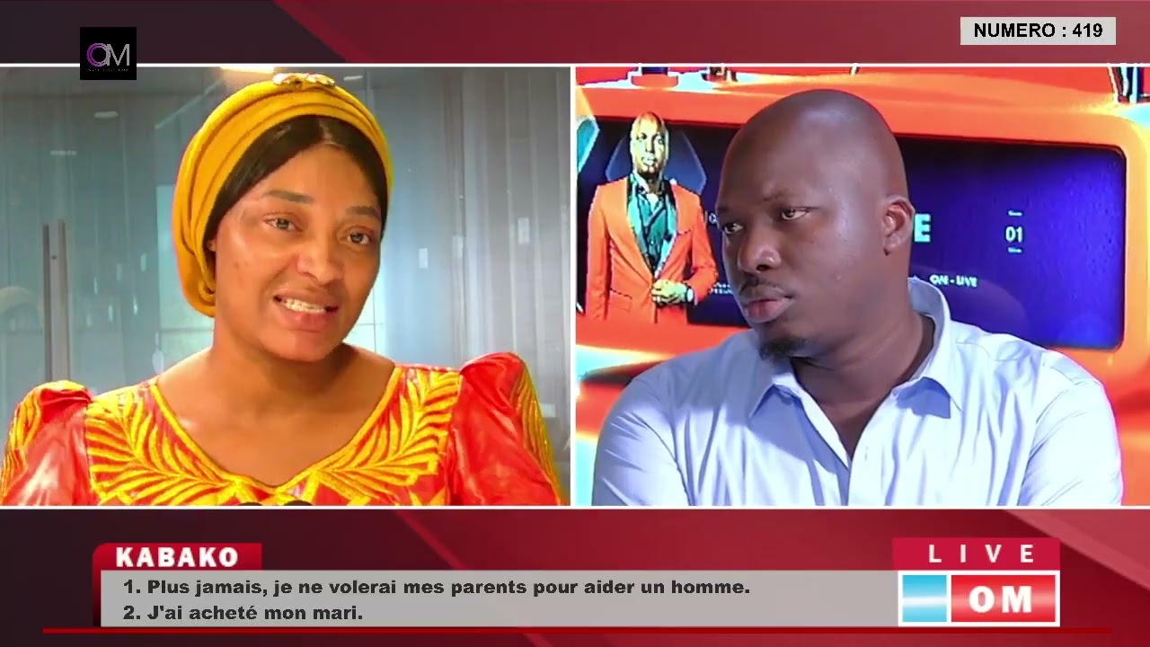 OMLive: #KABAKO - NUMERO : 419 / Plus jamais, je ne volerai mes parents pour aider un homme