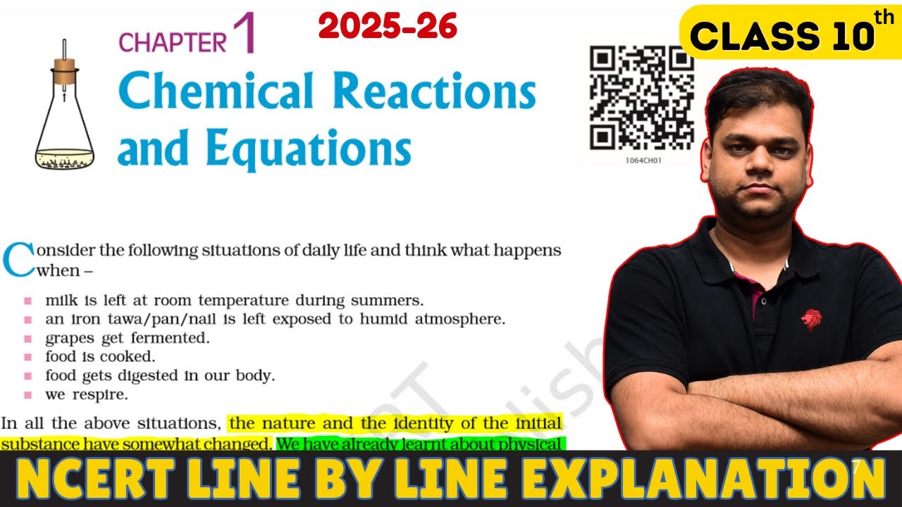 Chemical Reactions and Equations - Class 10 Science Chapter 1 | 2025-26 Session | Full Chapter