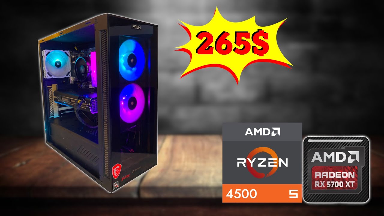 GAMING on an 265$ PC in 2025?! [ RX 5700XT & R5 4500 ]