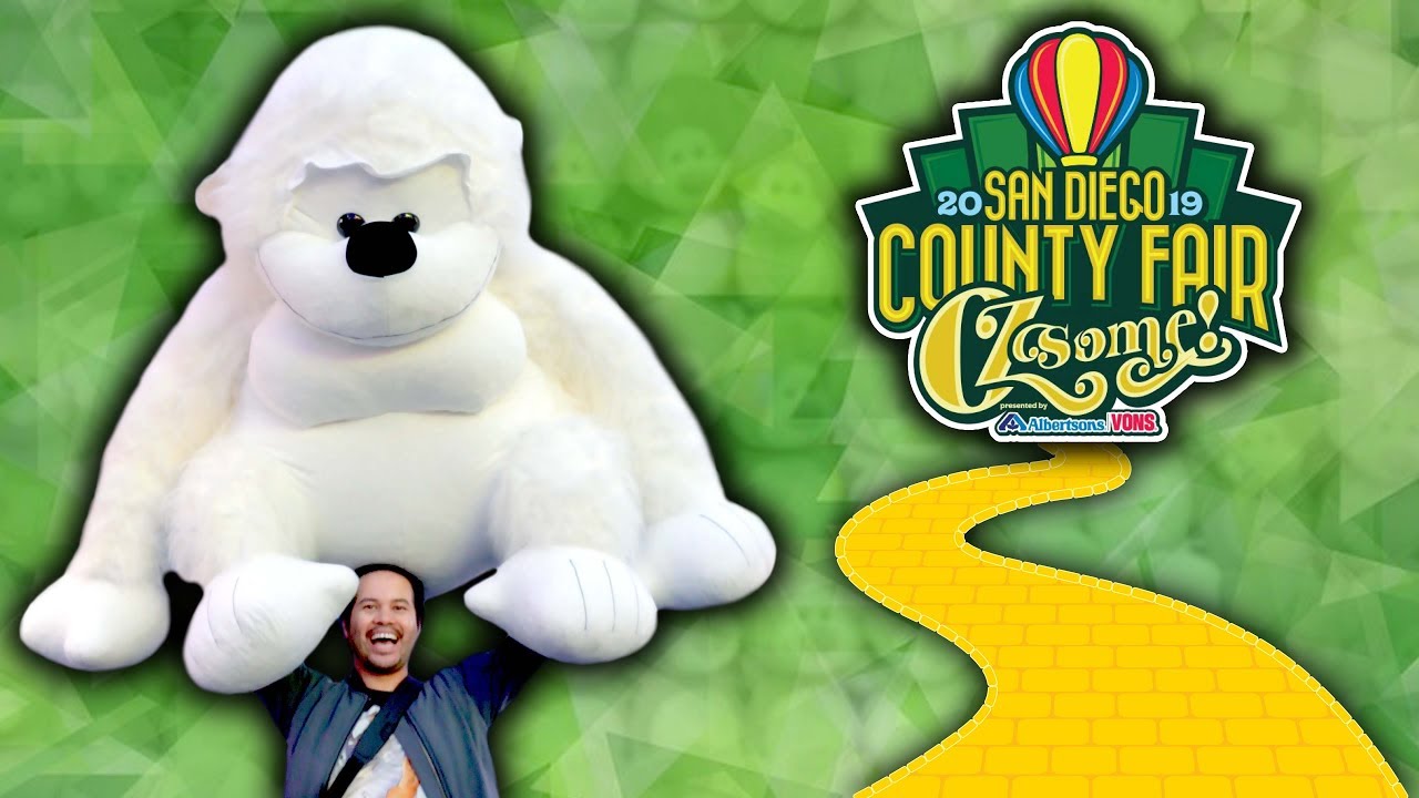 HUGE carnival game wins, food and fun at the San Diego County Fair!