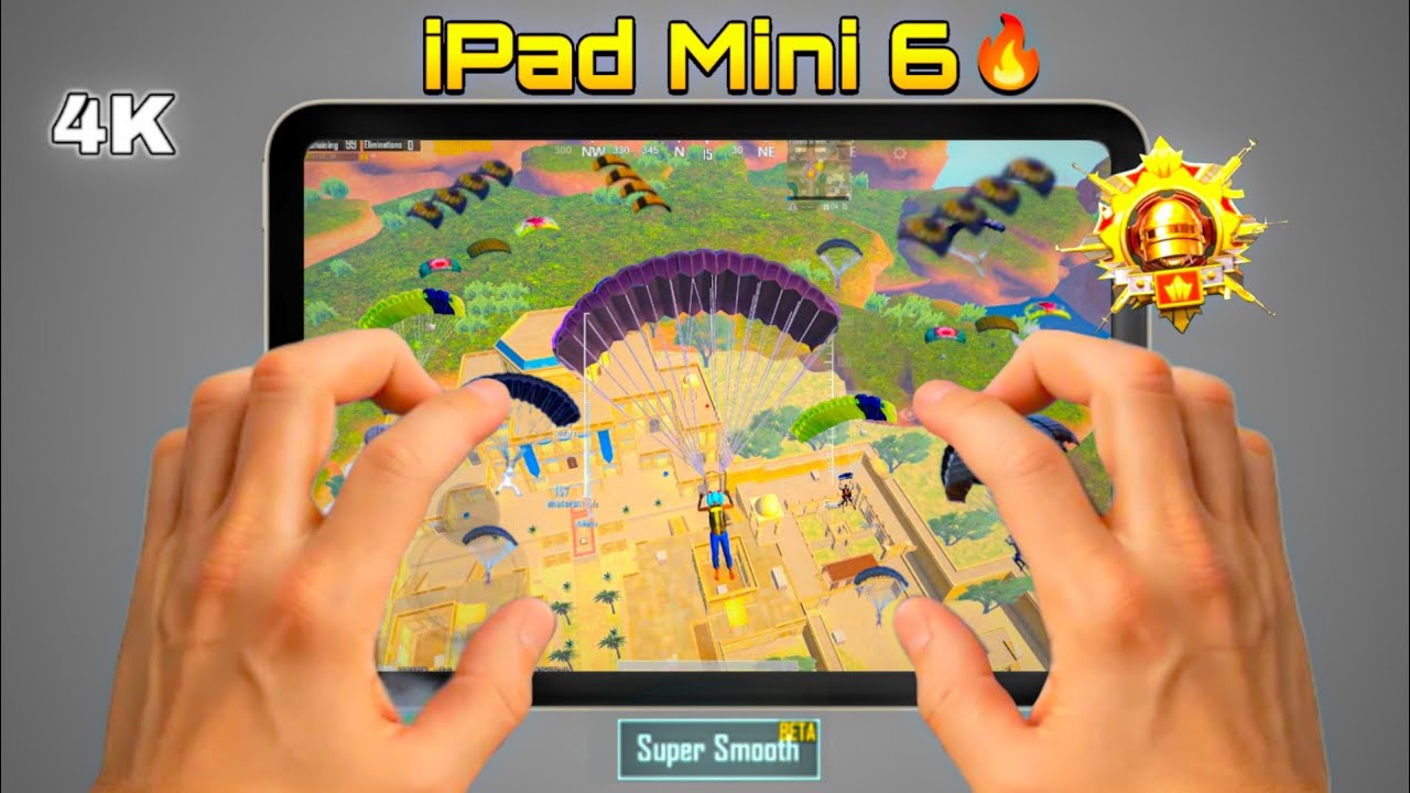 iPAD MINI 6 HANDCAM 2026🔥 Smooth+Extreme PUBG Gaming Test 😍iOS 26.1
