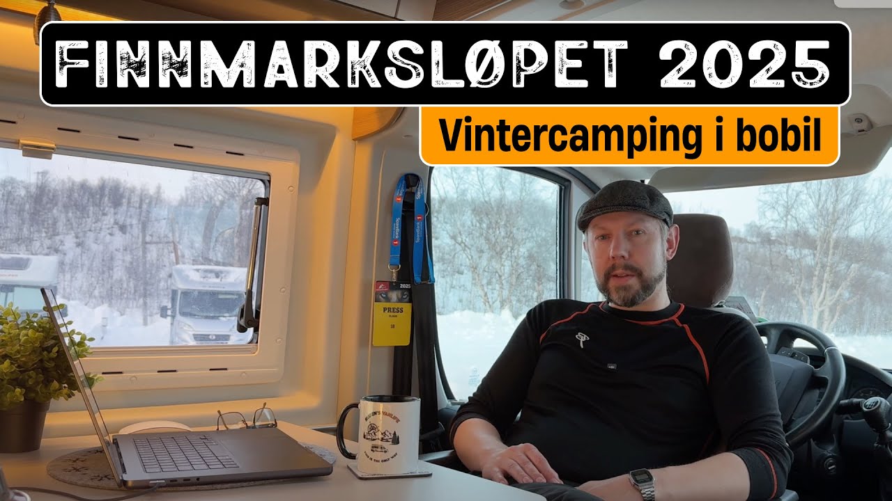 Vintercamping i bobil - Jeg f&oslash;lger Finnmarksl&oslash;pet 2025 og fricamper hele veien fra Alta til Kirkenes