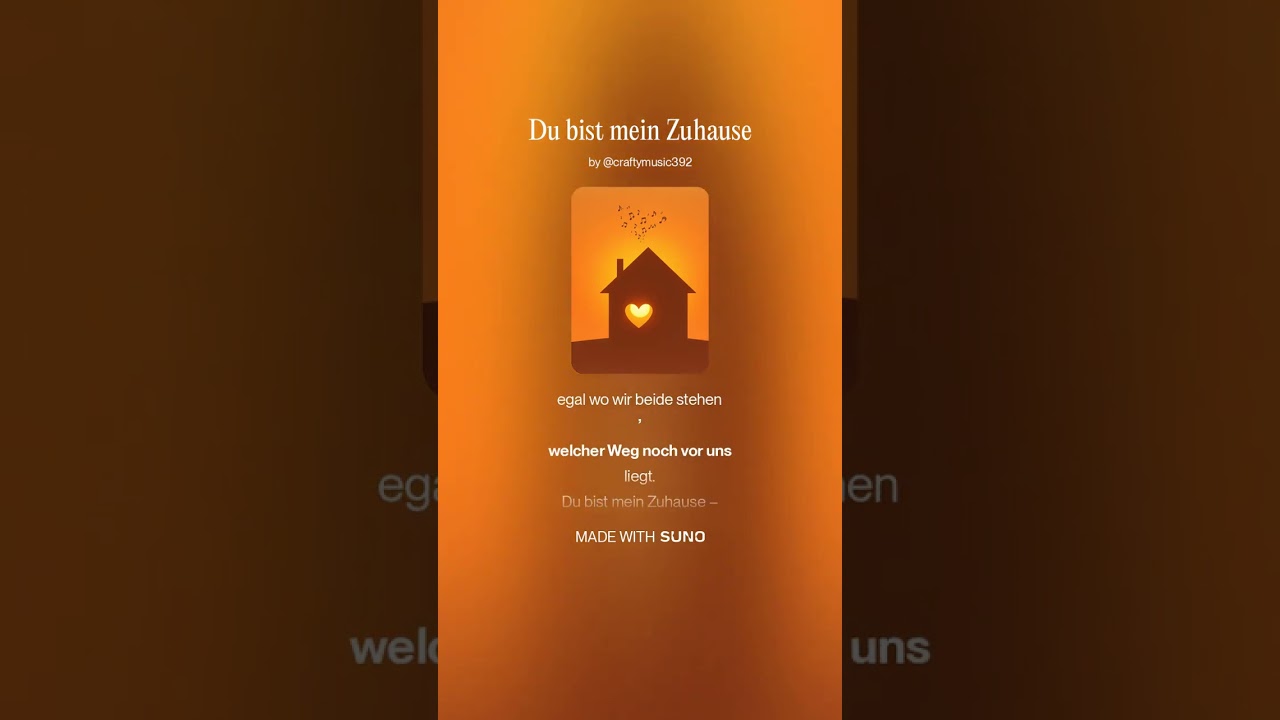 Du bist mein Zuhause