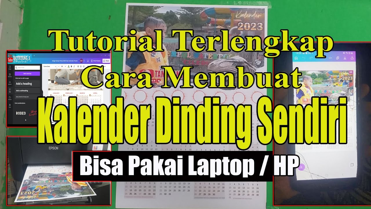 Cara Membuat Kalender Dinding Sendiri dengan Mudah dan Cepat - Cara Membuat Kalender di Canva