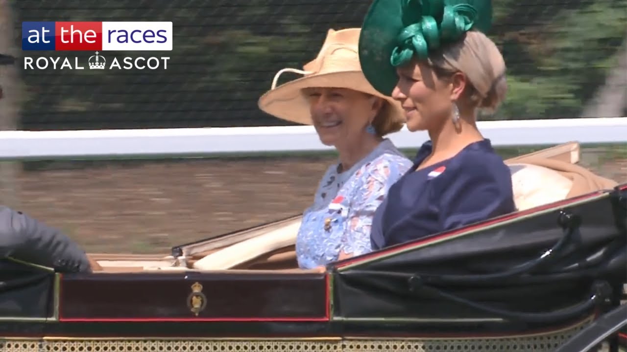Zara and Mike Tindall feature in the Royal Procession at Royal Ascot Day 2!