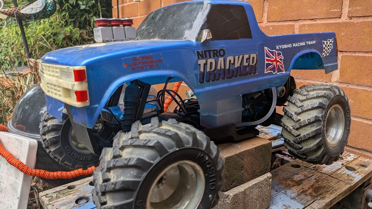 Vintage Kyosho Nitro Tracker RC - It Looks SICK But Will It Start!! 🔥