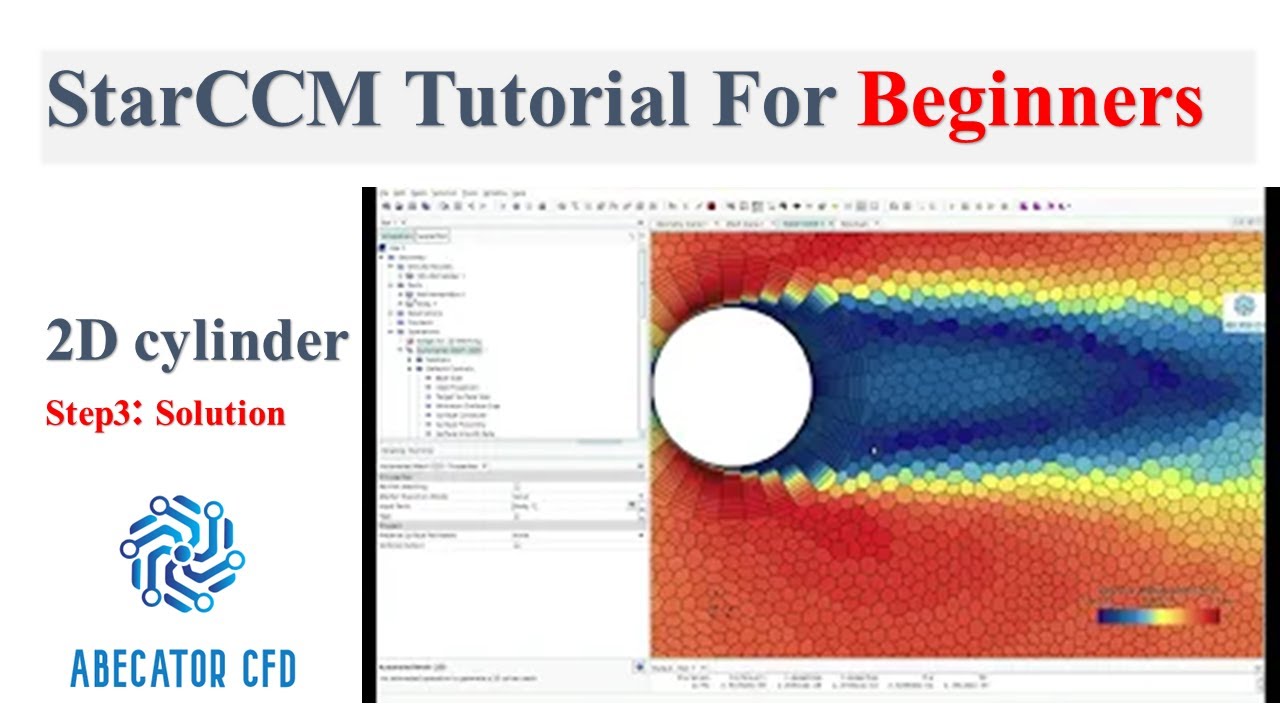 StarCCM Tutorial - Flow Around a 2D Cylinder - Part 3 (Physics) (CFD Tutorial for beginners Level 1)