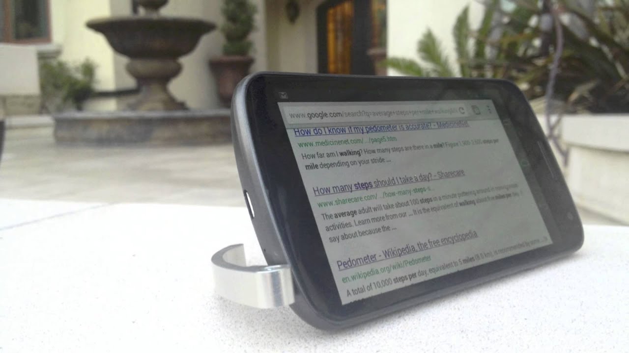 Instakick ~ Titanium iPhone & iPad Mini Adjustable Kickstand