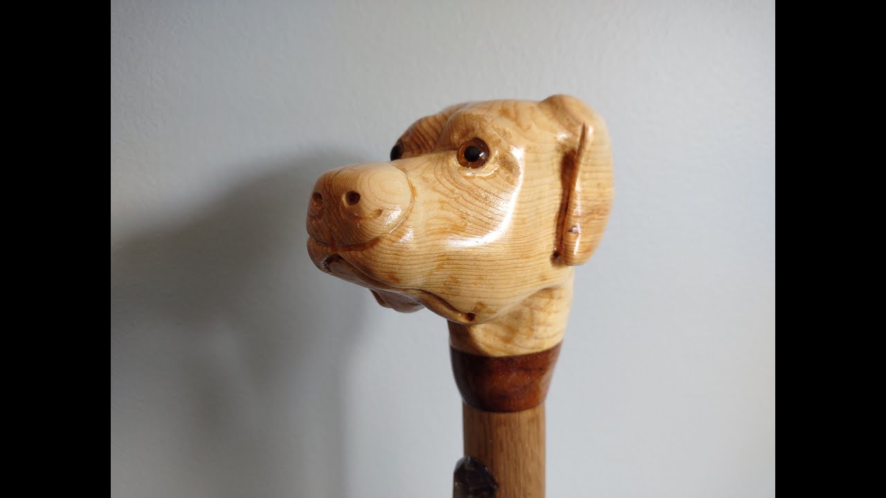 WOODCARVING A WALKING STICK