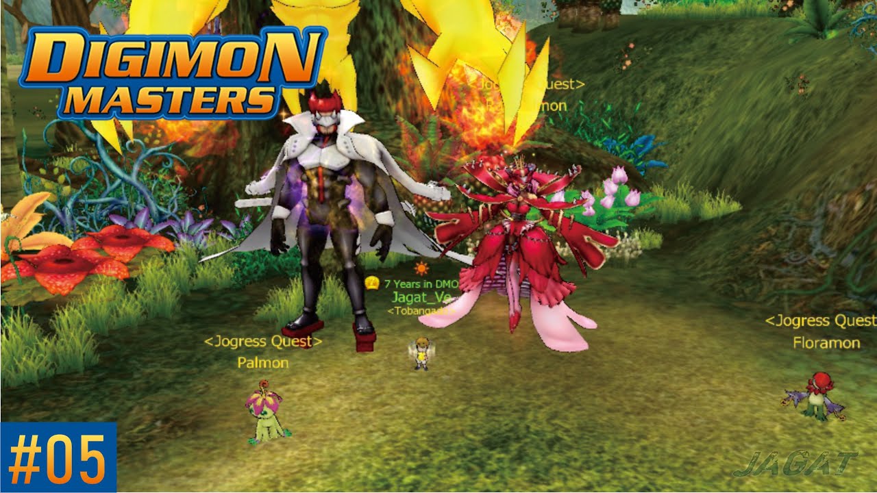 #05 Rafflesimon Quest Jogress Lotusmon - Digimon Master Online