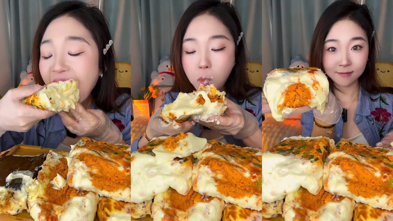 So Smooth & Fluffy! 😋🍰 | Cream Cake Eating Show ASMRUltimate Cream Cake Feast