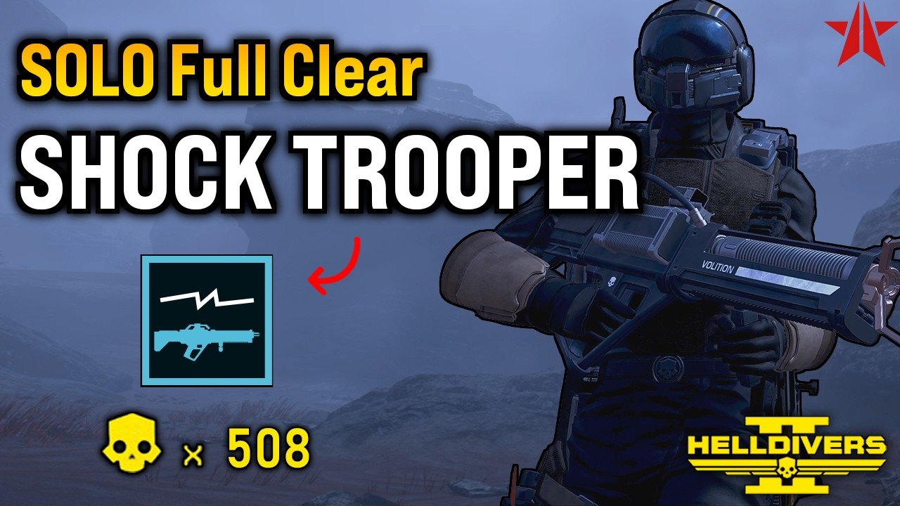 Helldivers 2 - Arc Thrower makes CYBORGS EASY! Super Helldive (SOLO full clear)
