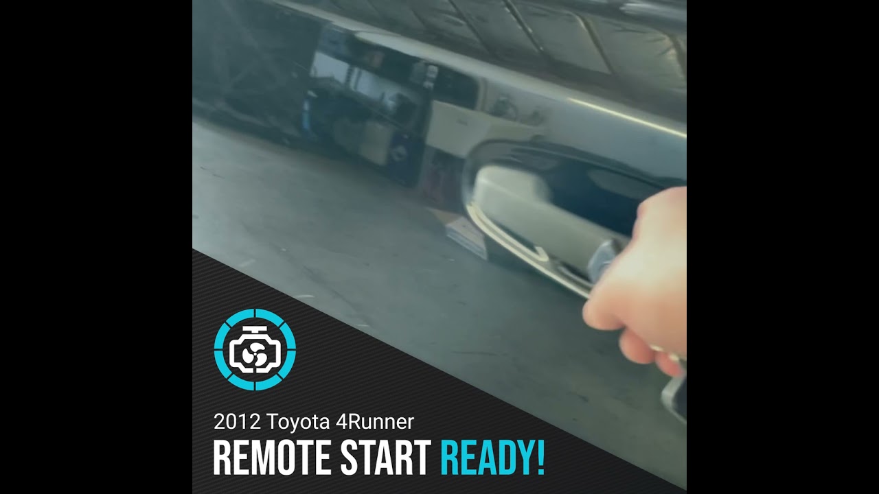 Compustar R3 (1-Button) Remote Start on 2012 Toyota 4Runner