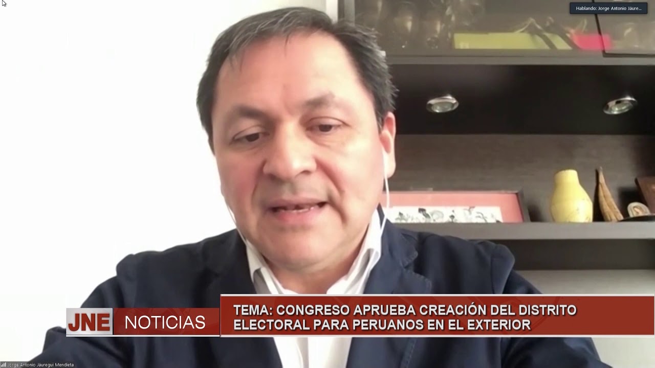 TEMA: CONGRESO APRUEBA CREACIÓN DEL DISTRITO ELECTORAL PARA PERUANOS EN EL EXTERIOR