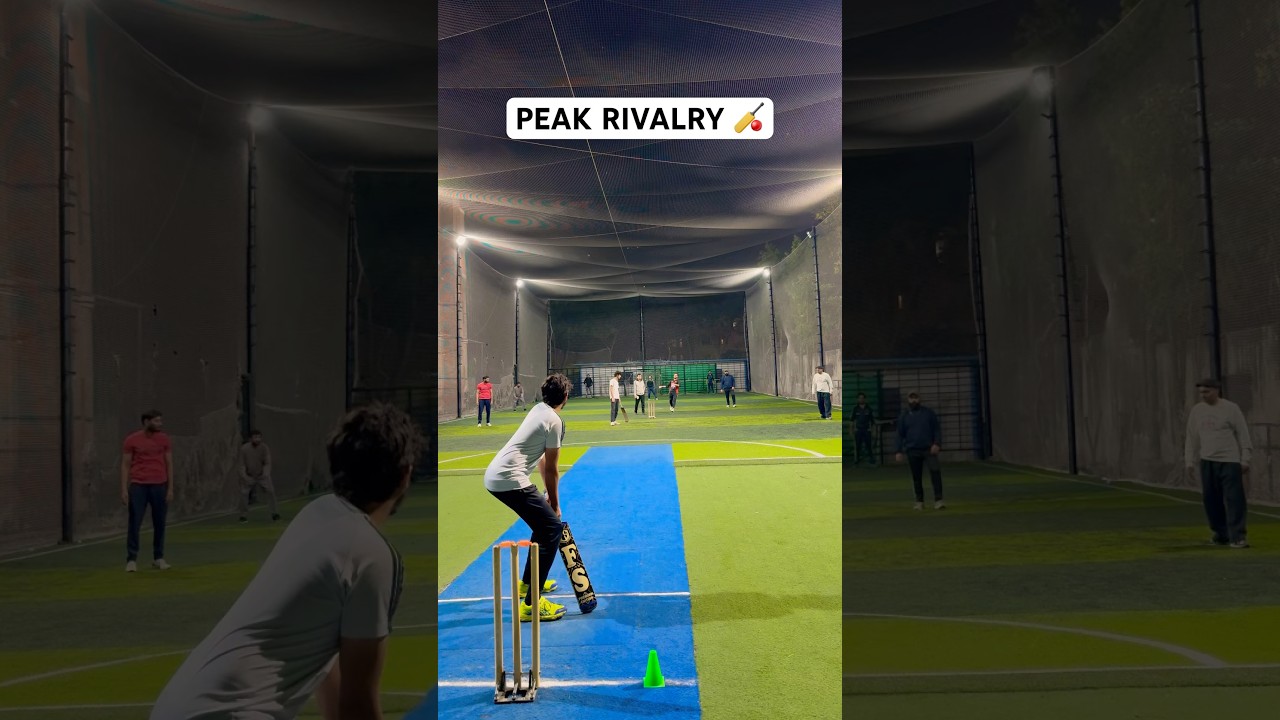 Cricket Peak Rivalry Moments 🤯 Batsman And Bowler Went For Glory With Skills 🏏 #cricket #shorts