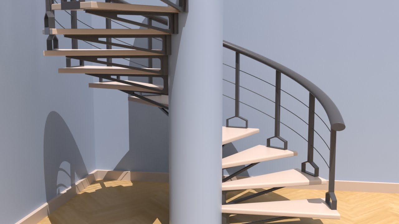 The Foundry MODO - Modeling a Spiral Stair