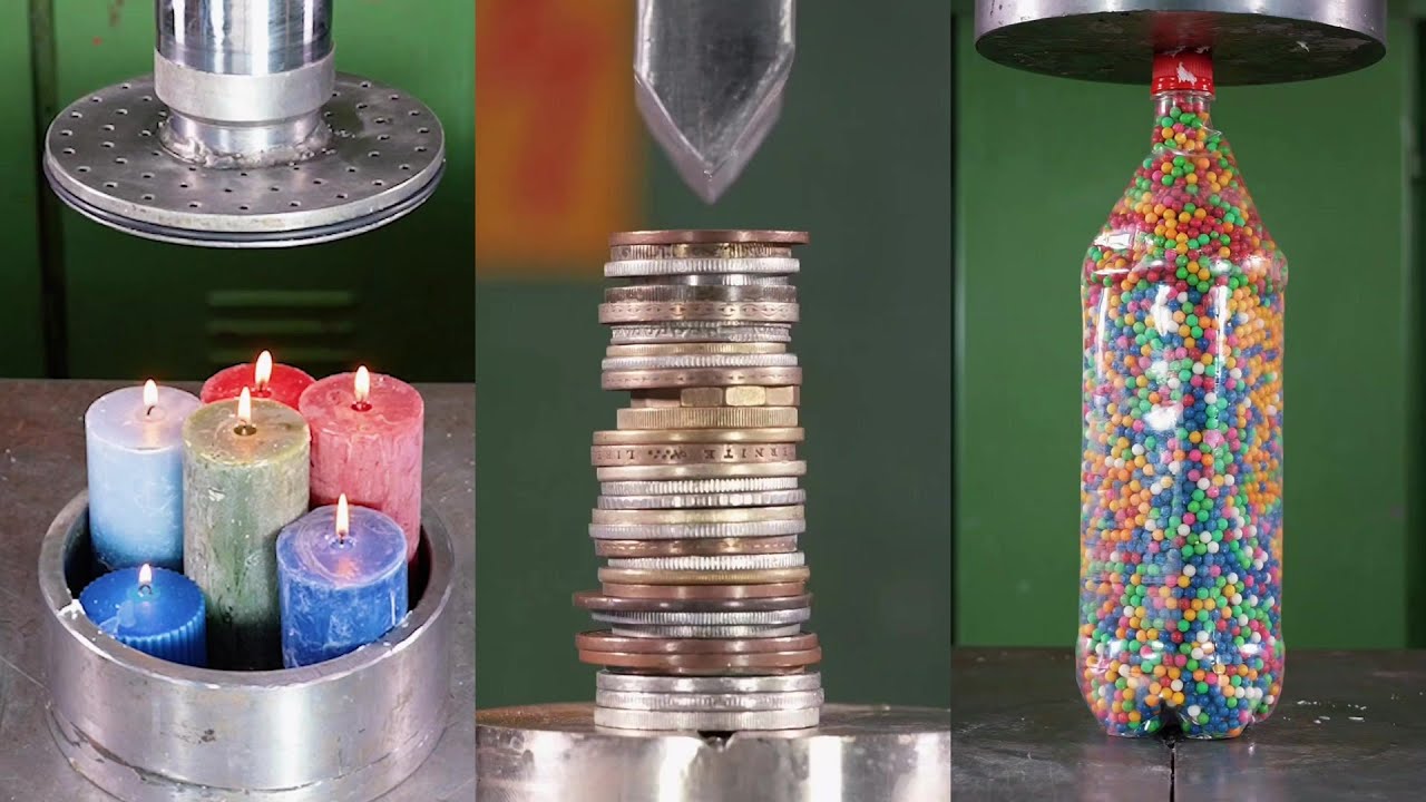 Top 100 Most Satisfying Hydraulic Press Crushes | Ultimate Crushing Moments Compilation #asmr