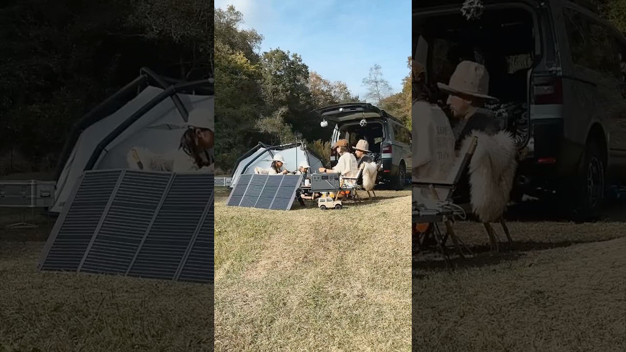 Meet the dream outdoor camping setup: DJI Power 1000 + Solar Panel🔋⛺️