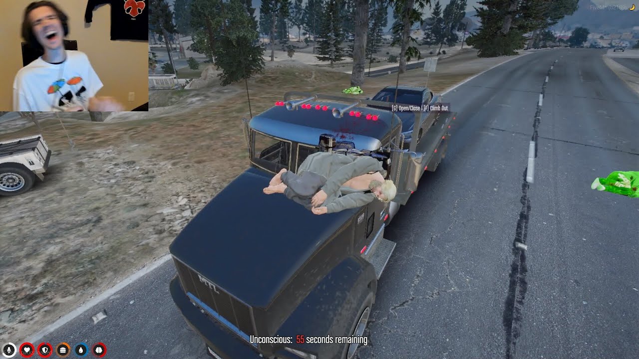 xQc has a random HILARIOUS encounter with Dean and Leslie | GTA RP NoPixel