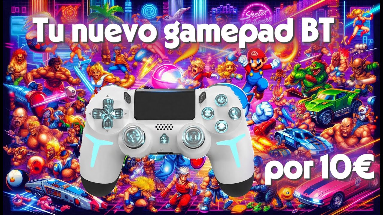 Unboxing y análisis Gamepad Bluetooth para consolas retro, PC, smarthphones