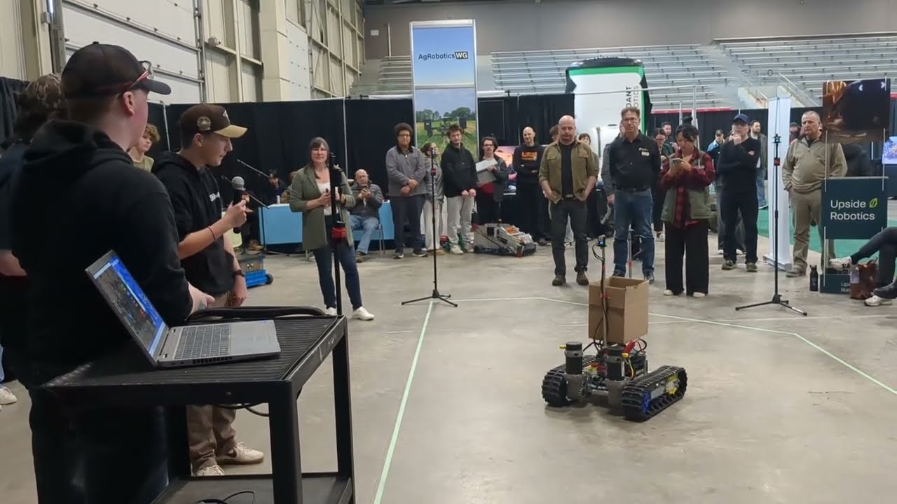AgRobotics Challenge Ontario Finalist: Strawberry Robot that follows pickers