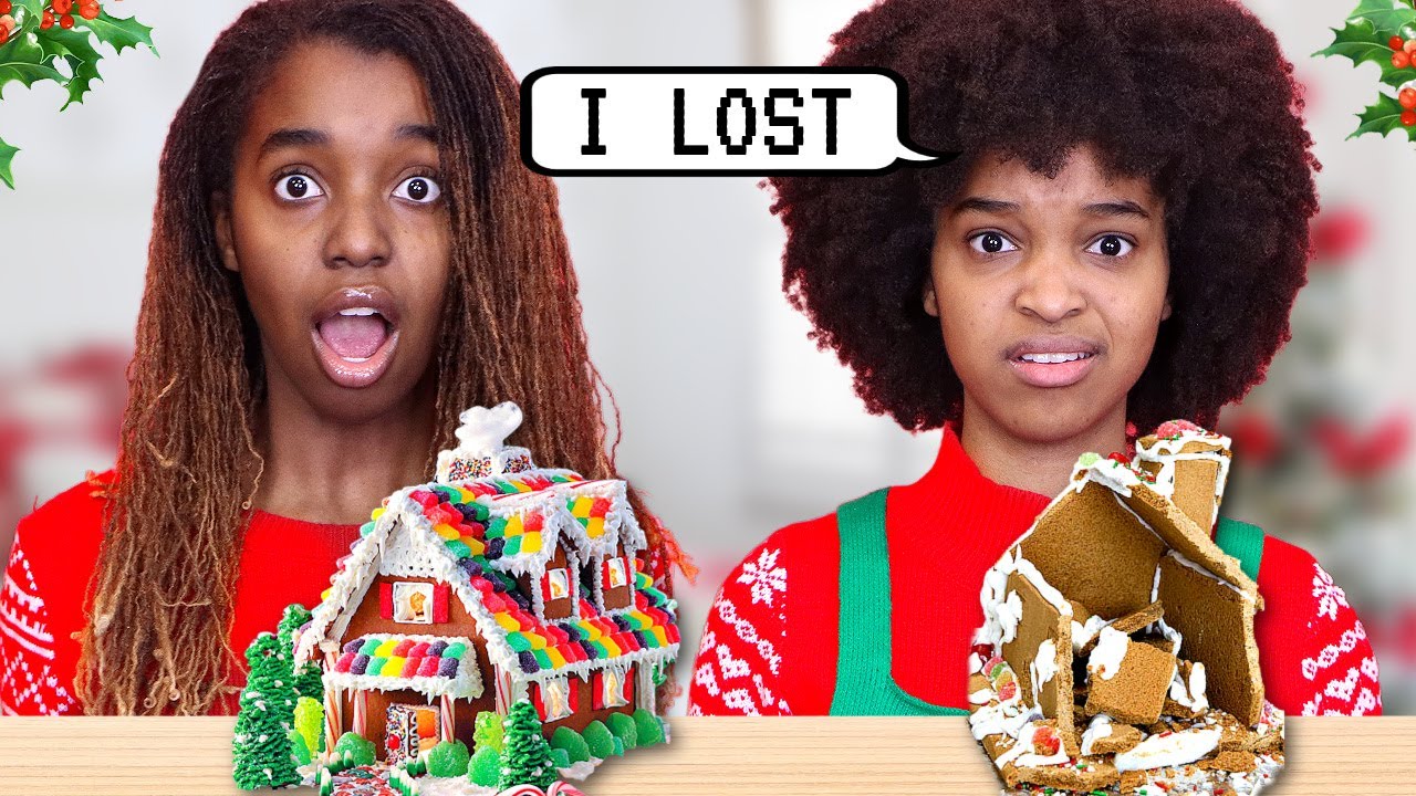 ULTIMATE GINGERBREAD HOUSE COMPETITION - Onyx Kids Vlogmas Day 6