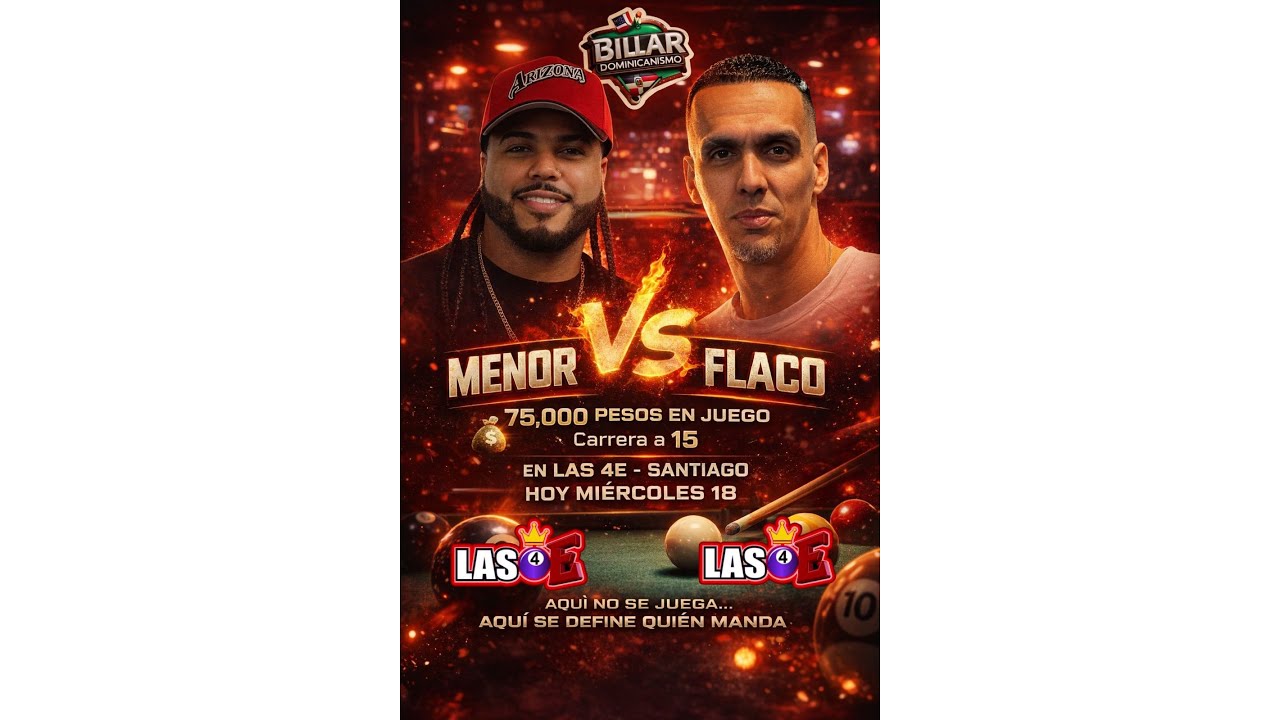 EL FLACO PAULINO VS MENOR DE PUERTO PLATA PAREJO CARRERA 12