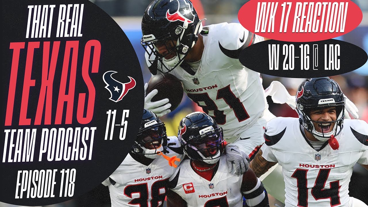 Wk 17 Reaction 20 to 16 WIN over LAC TRTTP118 #Reaction #NFL #Htownmade #Wearetexans #swarm 📱
