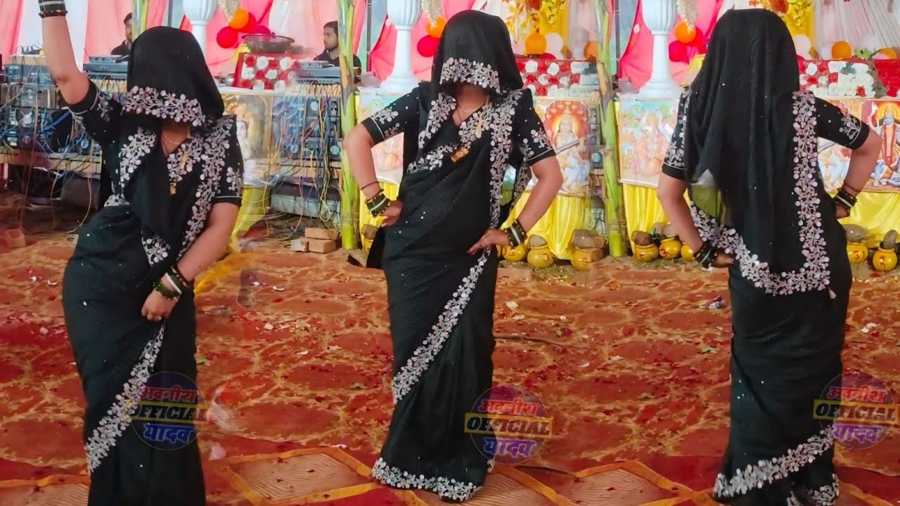 ग्राम रूपपुर प्रधान की नई बहू का कमरतोड़ डांस || नीमरिया झोका लेय गोरी तेरे अंगना #रजनेश शास्त्री जी