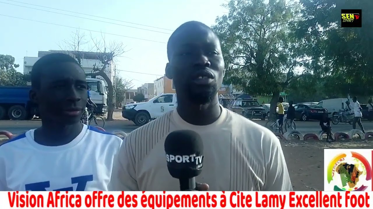 Vision Africa offre des équipements à Cite Lamy Excellent foot 