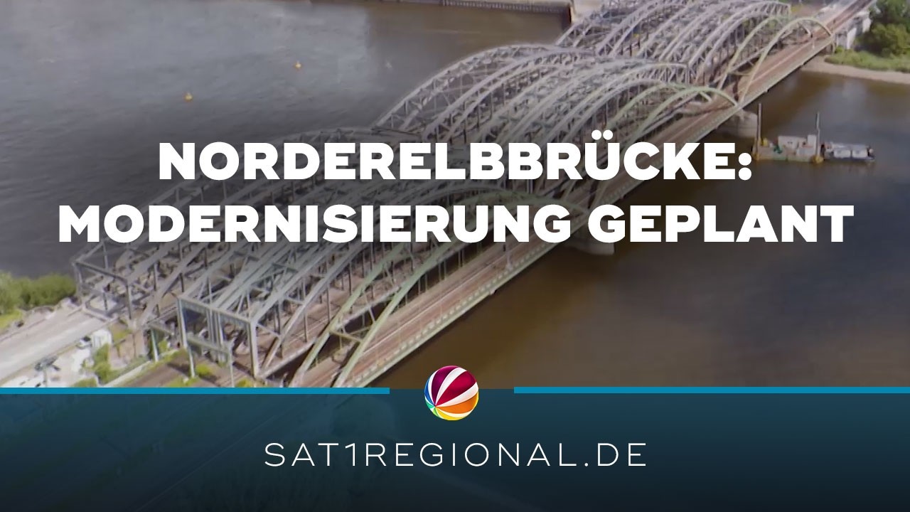 Historische Norderelbbrücke in Hamburg soll modernisiert werden
