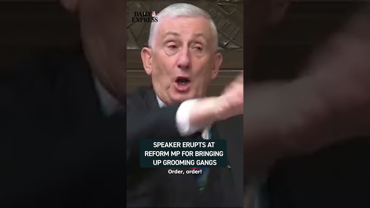The speaker clashed with Sarah Pochin after she diverted a question onto grooming gangs 🔴