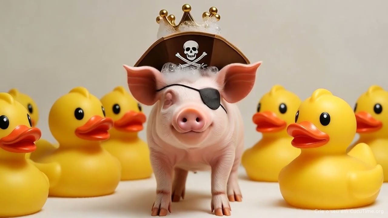 O Porquinho Pirata do Mar de Lama