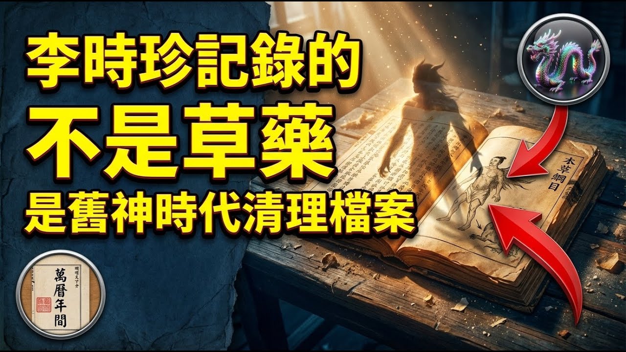《本草綱目》第五十二卷記載「人魄」採集法，李時珍在明朝深山發現的異變生物為何與《山海經》描述完全吻合？萬曆年間那些半人半獸的真實案例去了哪裡 #本草綱目 #李時珍 #山海經 #明朝 #異獸 #龍骨