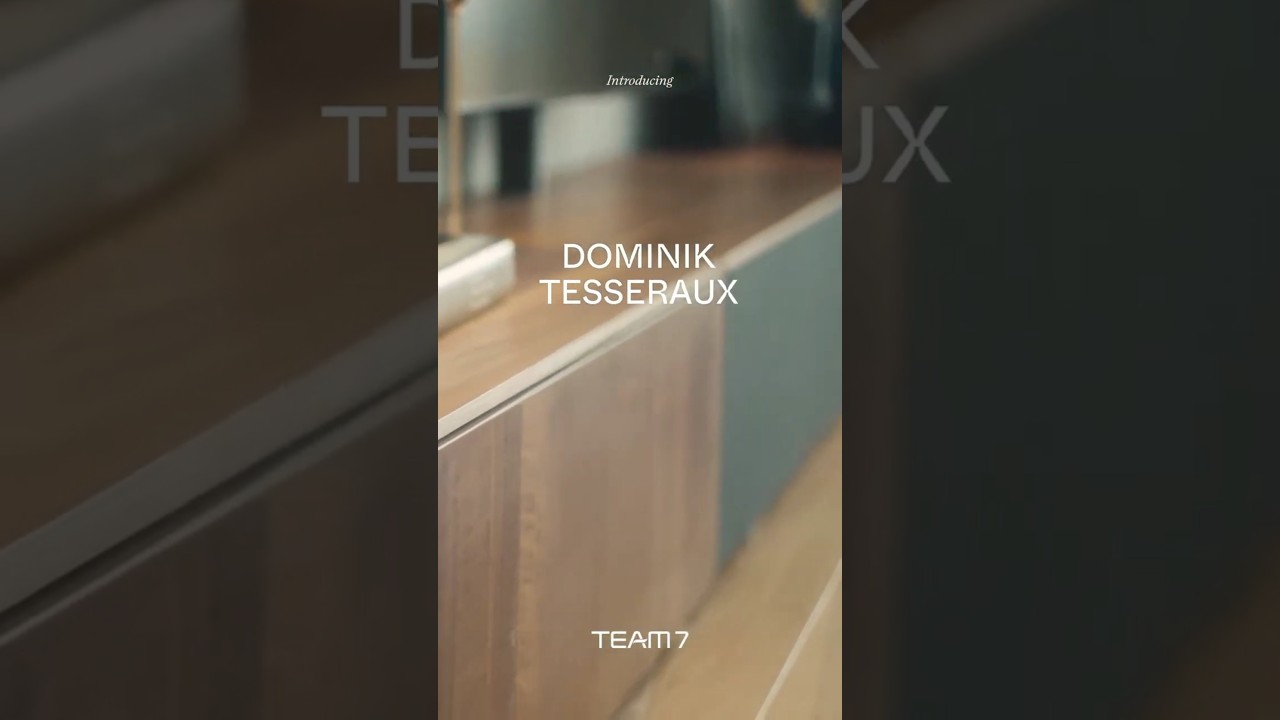 TEAM7 Designer Spotlight _ Dominik Tesserux