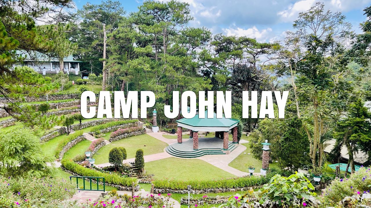 [4K] Walking in Camp John Hay Baguio | Scout Hill, Bell Amphitheater, Secret Garden