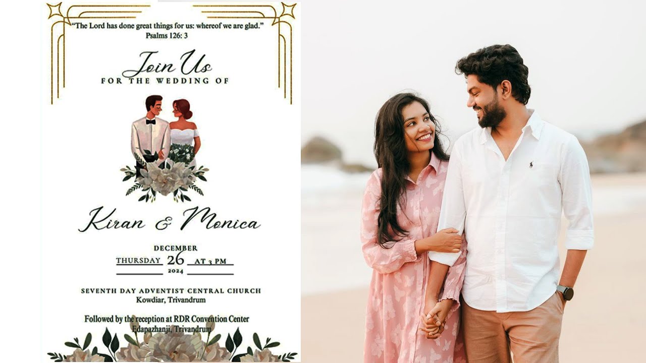Wedding Live streaming | Kiran weds Monica | December 26, 2024