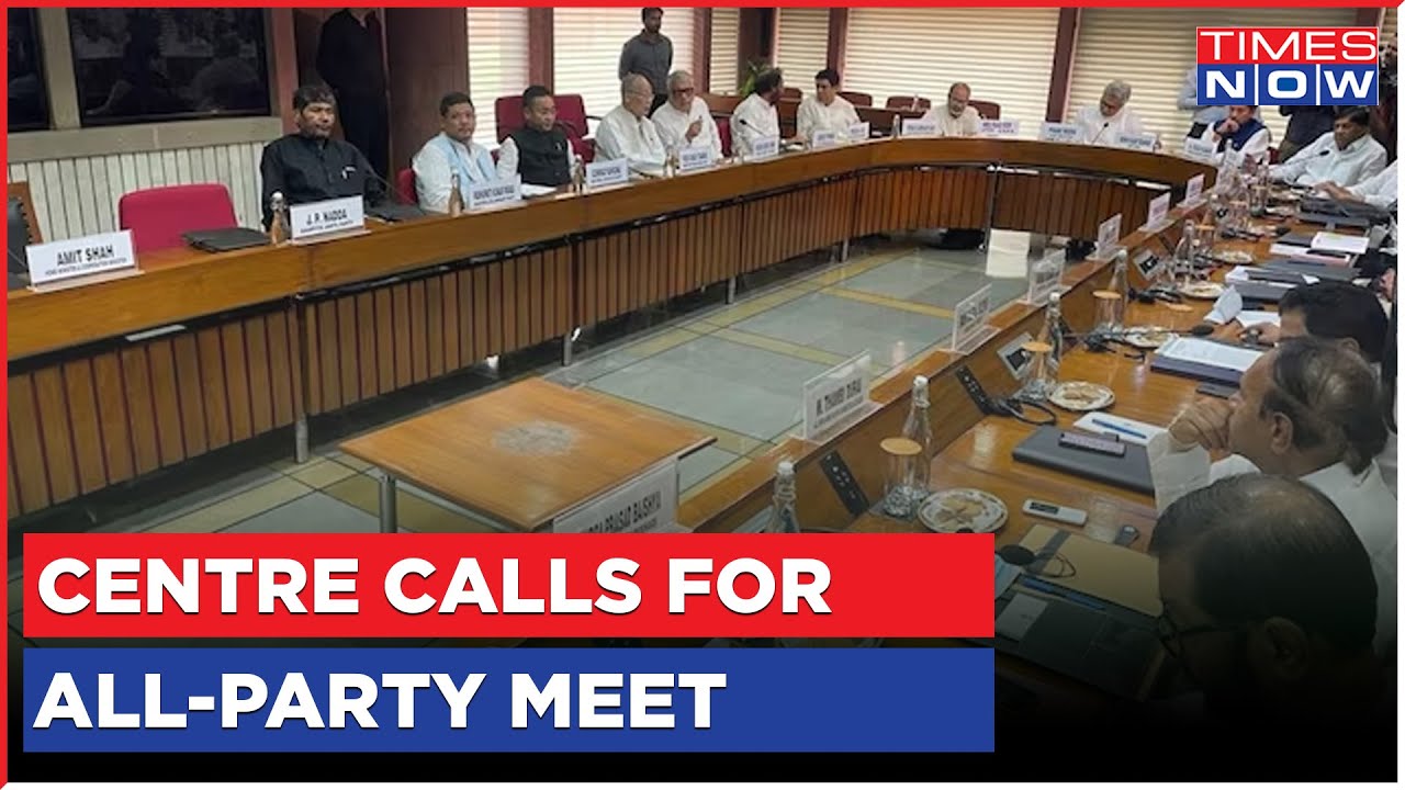 Centre Calls For All-Party Meeting Ahead Of Monsoon Session |I.N.D.I.A Alliance |Latest English News
