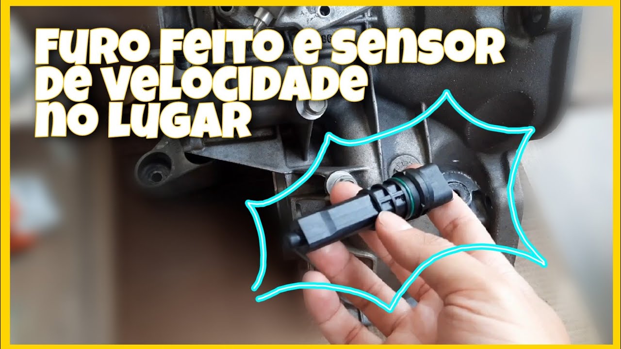 ✔ SENSOR DE VELOCIDADE INSTALADO NO CÂMBIO 6 MARCHAS! Terminei a furação e ficou muito bom!