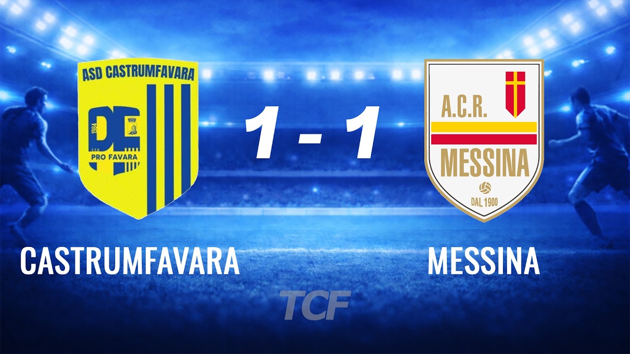 Castrumfavara-Messina 1-1 | Sintesi | 26° giornata Serie D, girone I