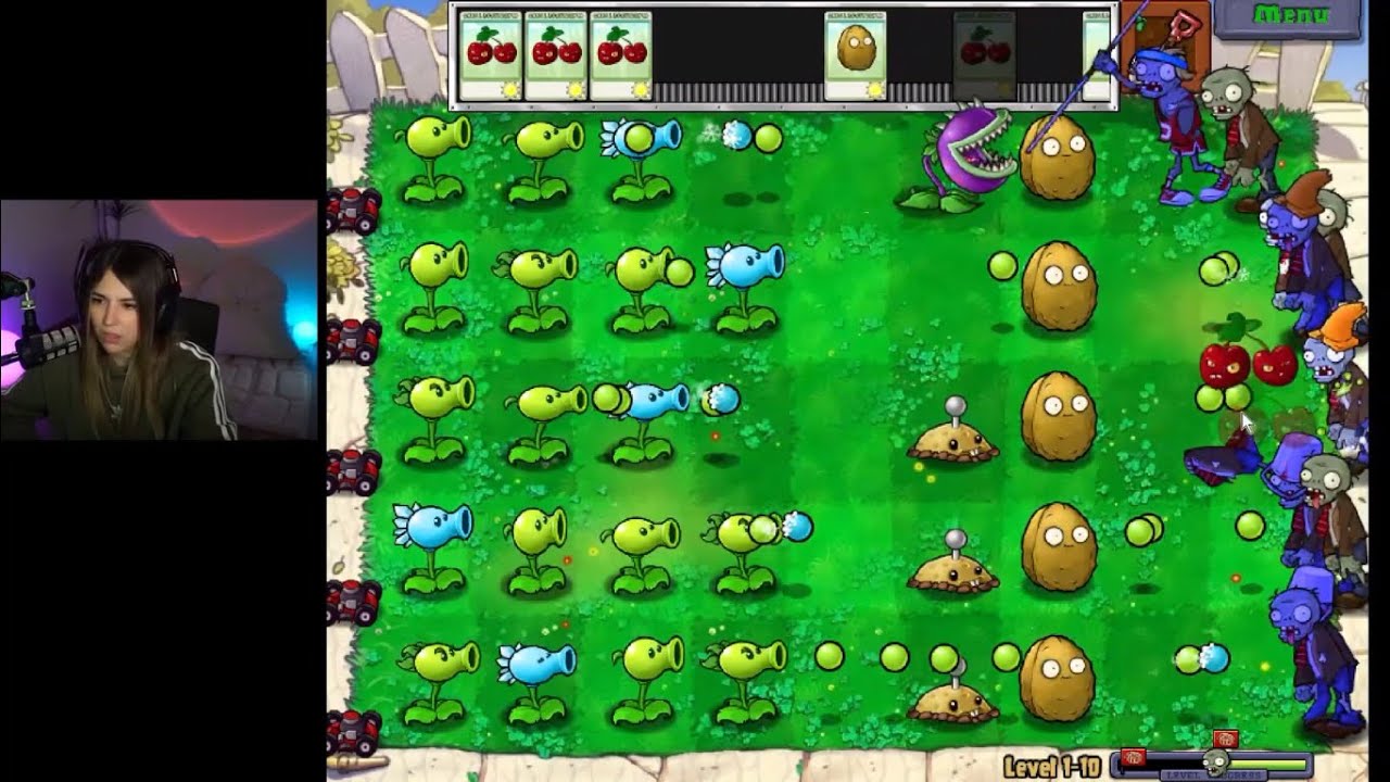 Rivers jugando Plants vs Zombies (Parte 1)